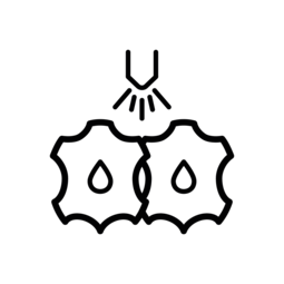 Icon representing Finishing of leather