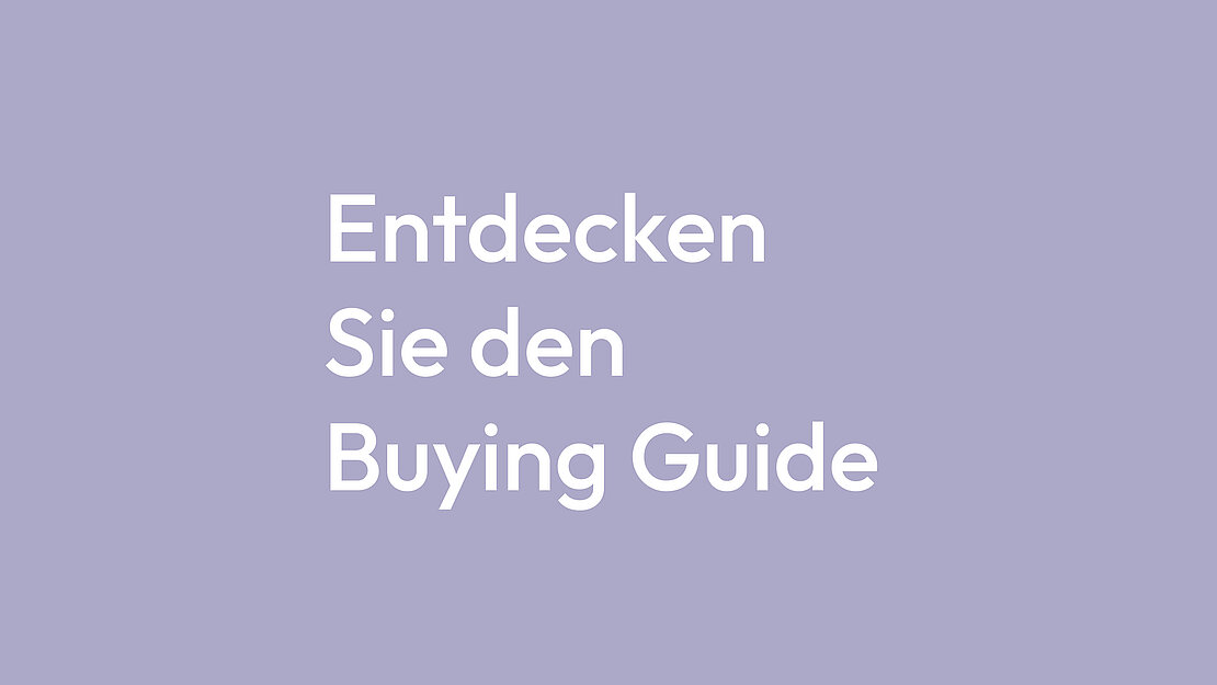 Hier klicken und Buying Guide entdecken