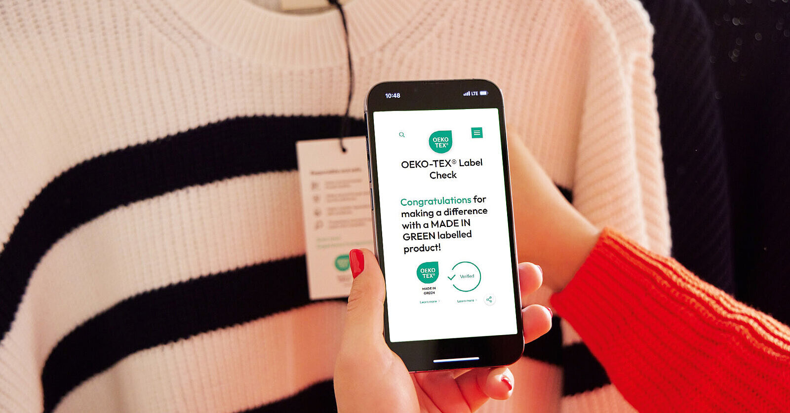 Discover the MADE IN GREEN Label Check and experience transparency