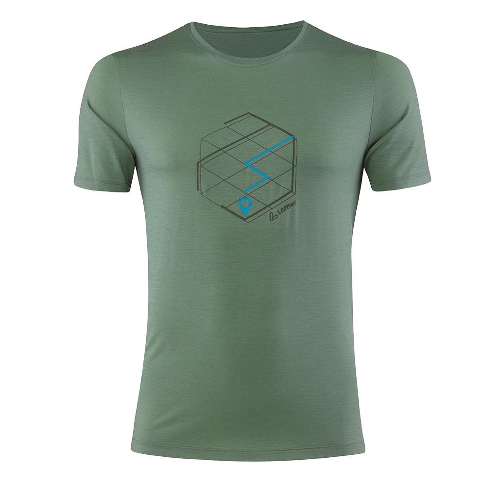 M PRINTSHIRT TRACKING MERINO LIGHT