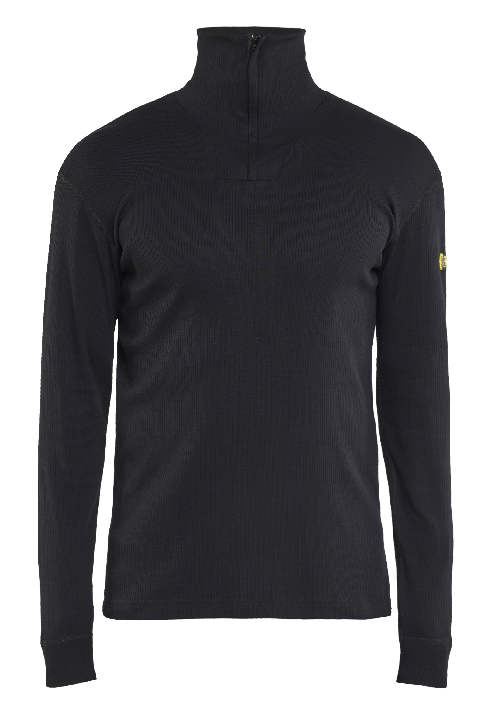Flame resistant basic zip neck