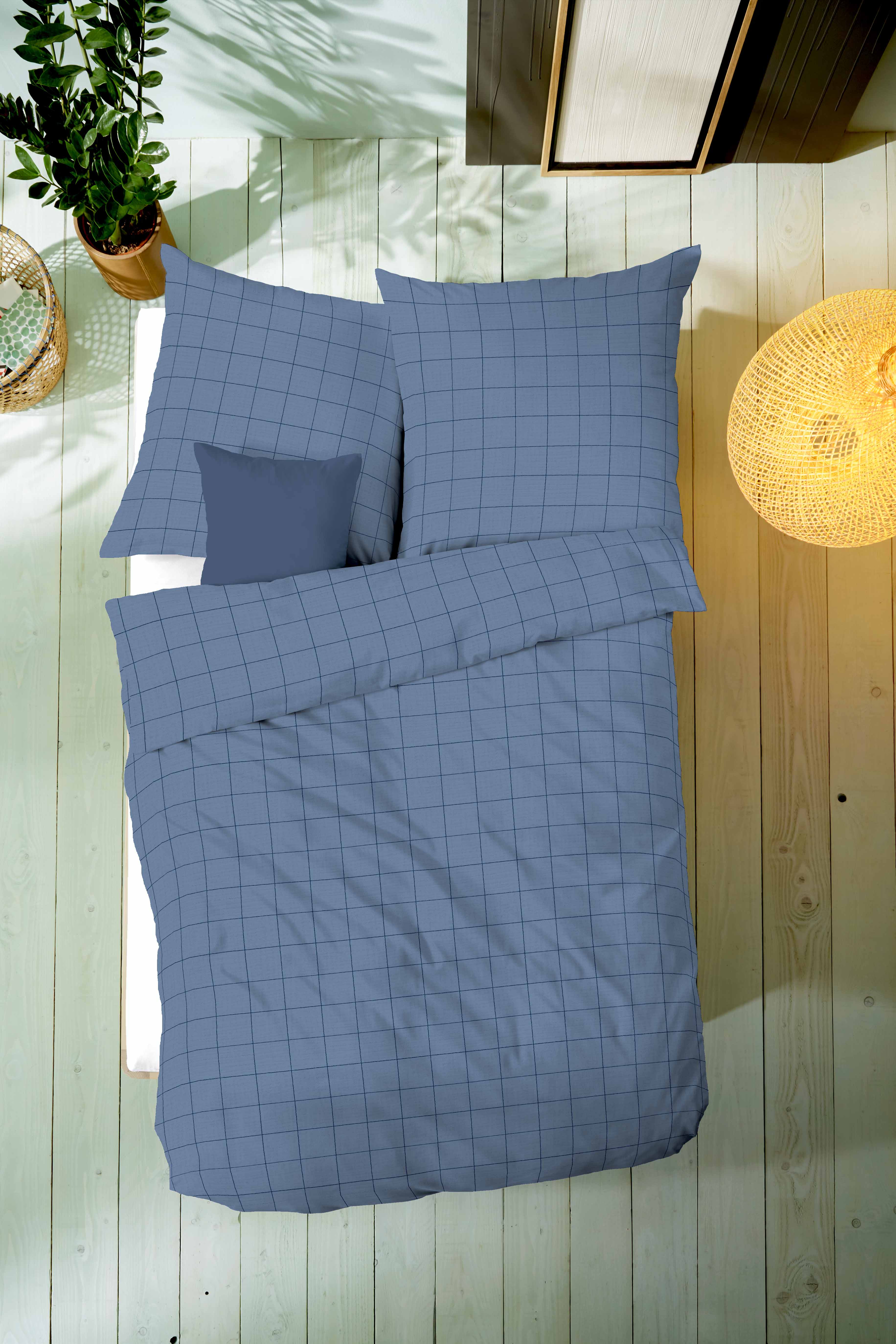 Musselin Bettwäsche 515 Grid