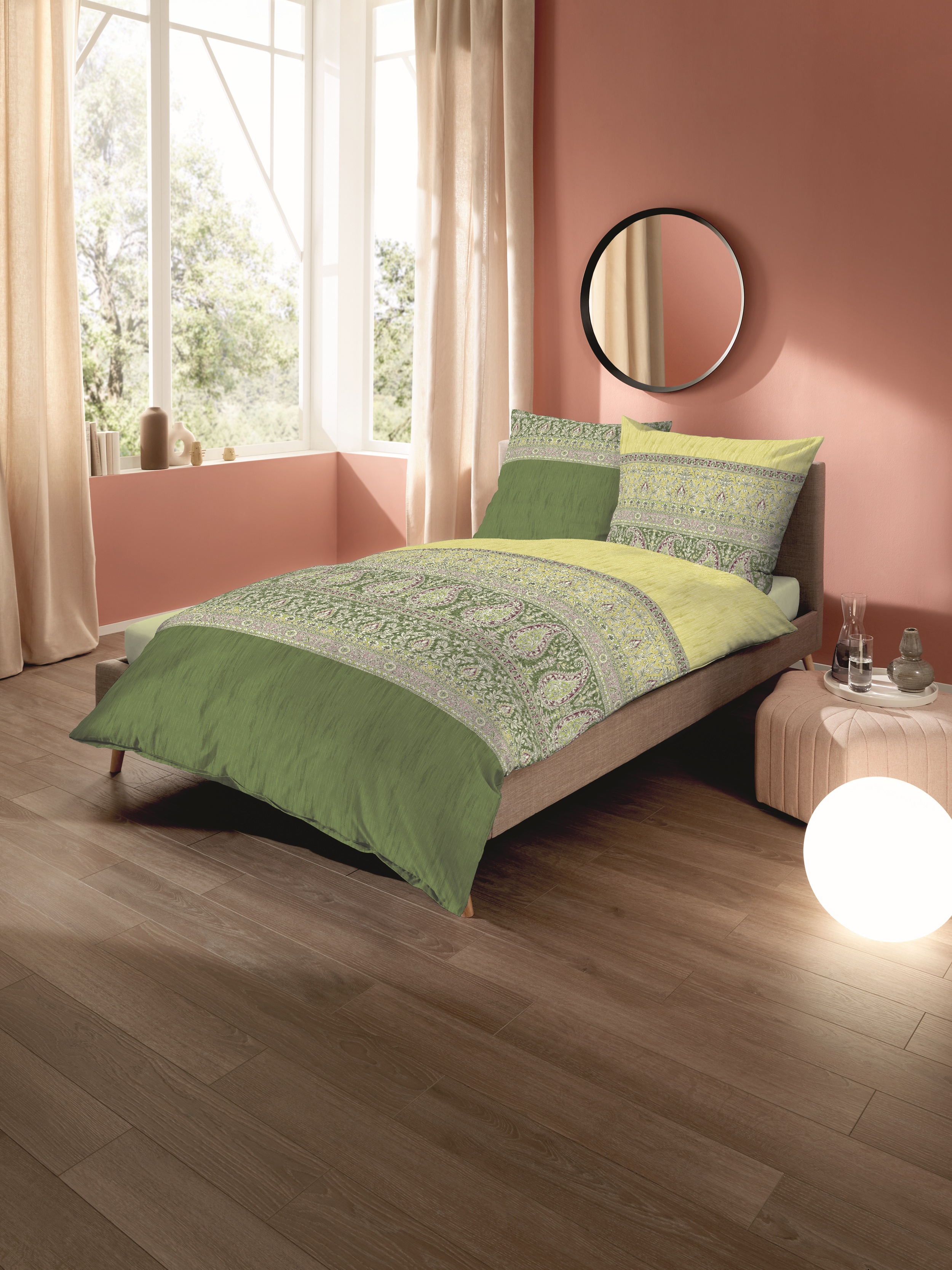 Mako Satin Bettwäsche 634 Primavera