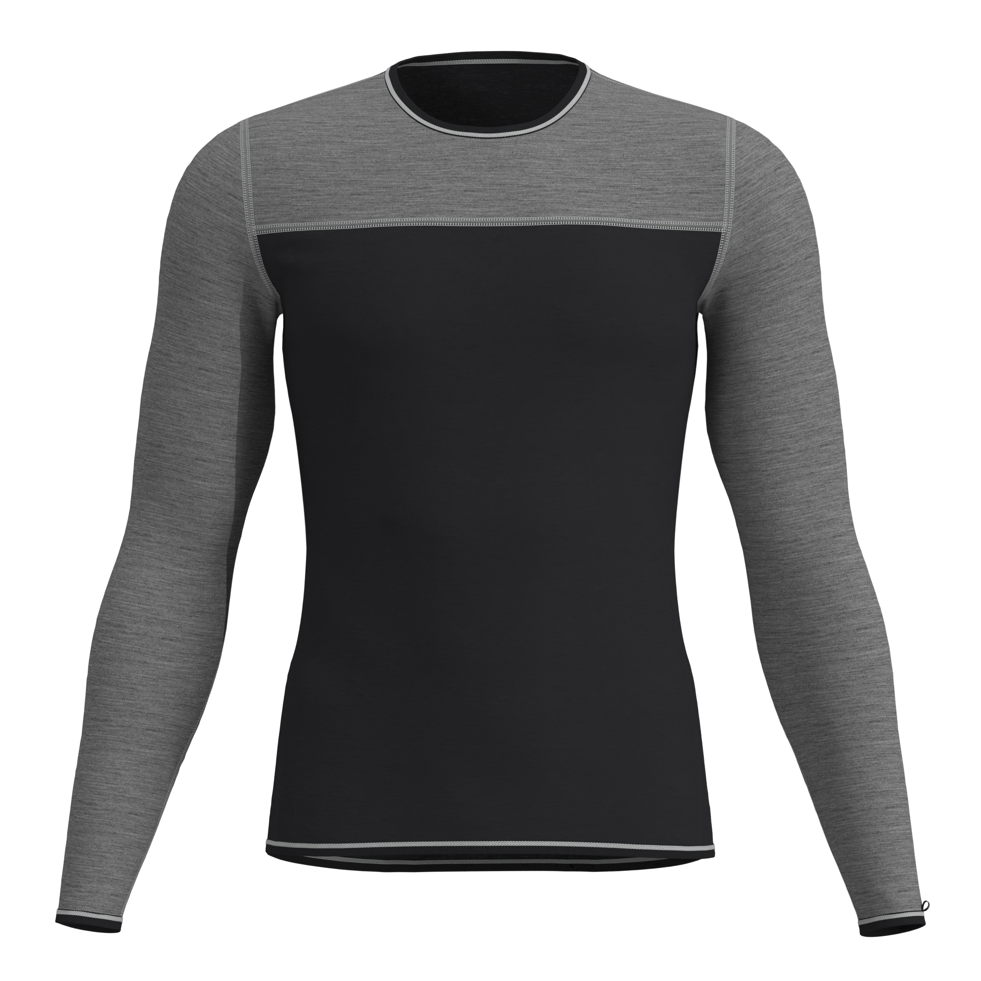 M SHIRT L/S CB TRANSTEX® MERINO 200