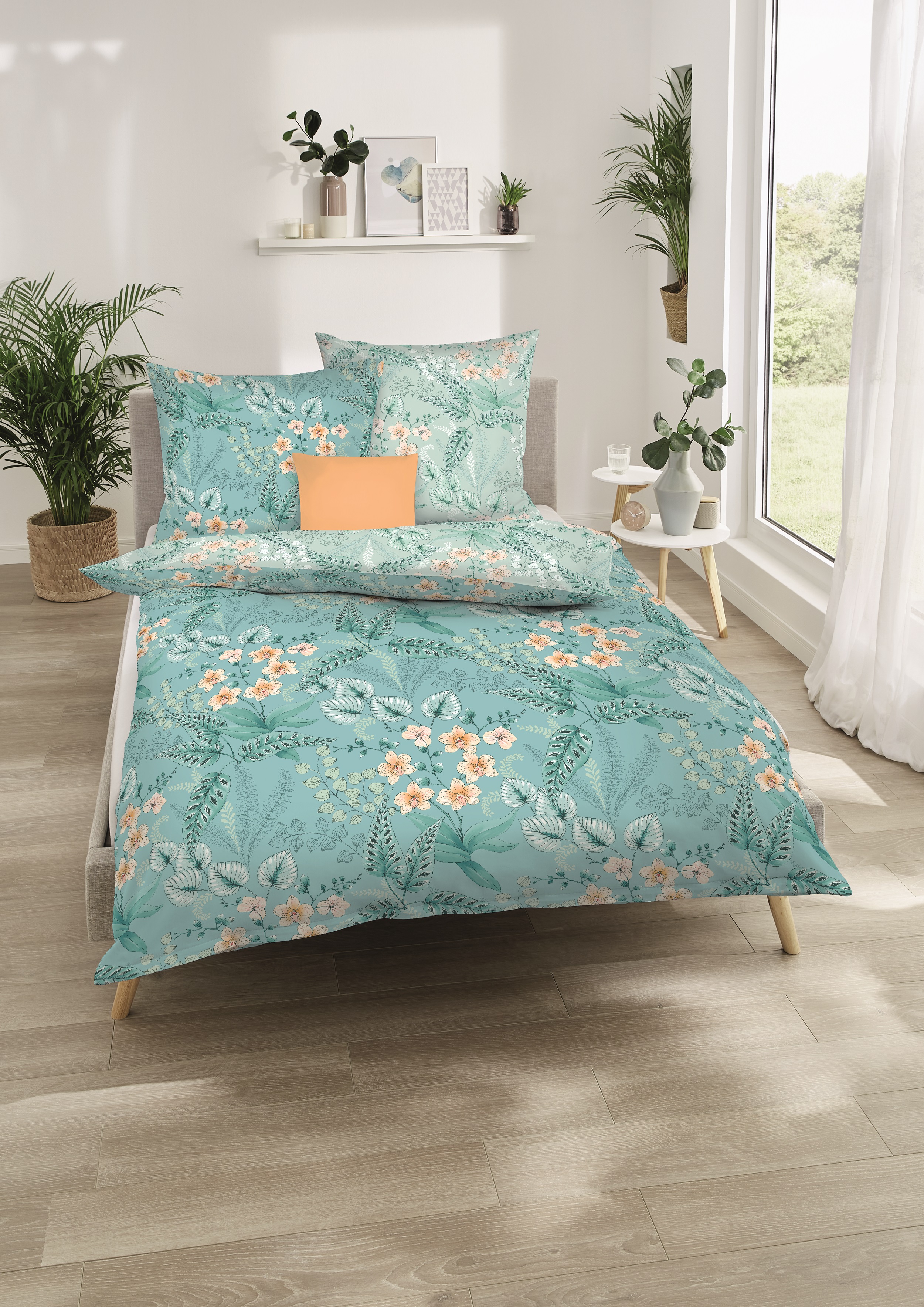 Mako-Satin Bettwäsche 391 Felia