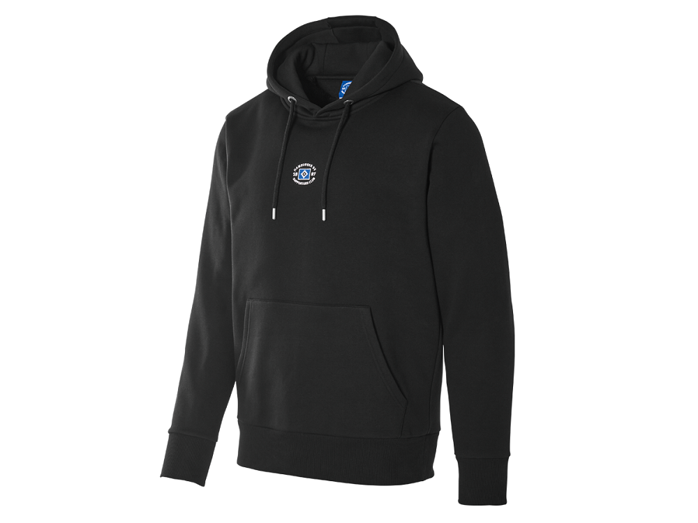 SC Kapuzenpullover Logo mittig schwarz