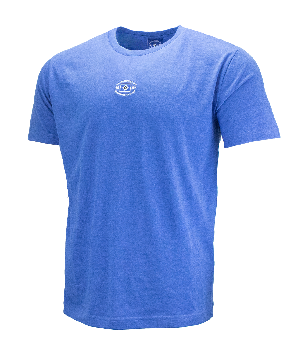 SC T-Shirt Damen Logo mittig blau