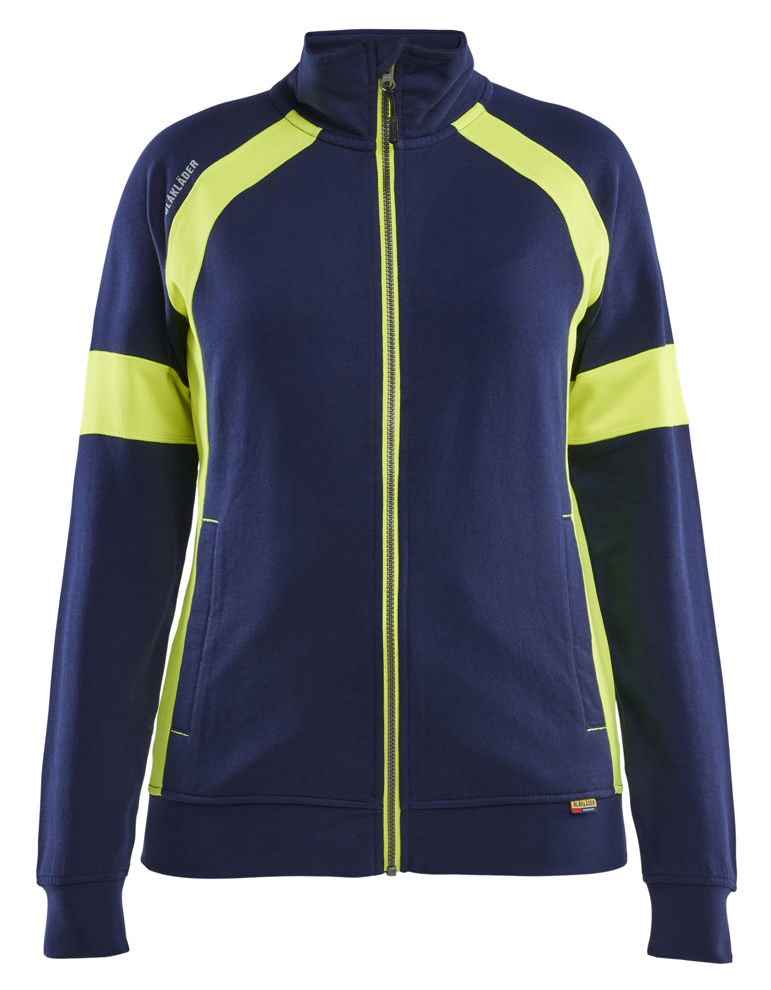 Women's Sweatshirt with Hi-vis Full Zip